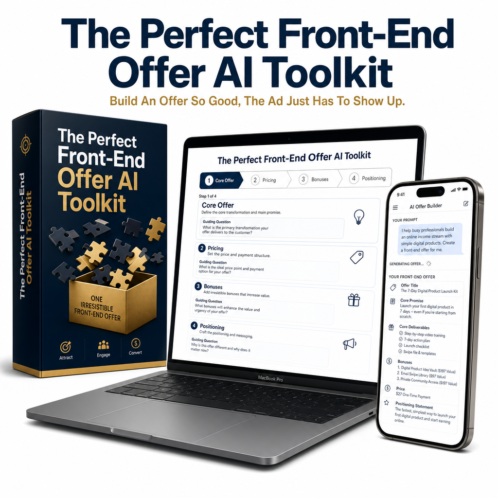 The Perfect Front-End Offer AI Toolkit
